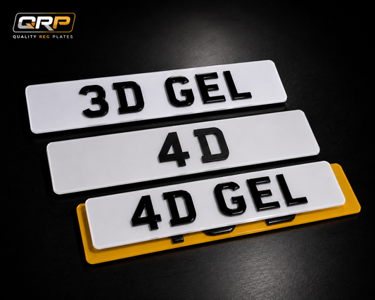 Build Your Custom Show Plate - 3D Gel, 4D Acrylic & 4D+3D Gel Number Plates